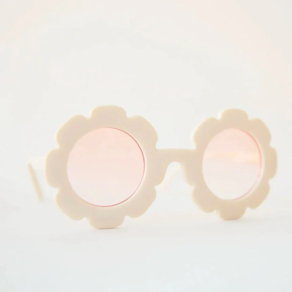 Kids Ivory Flower Sunglasses‎